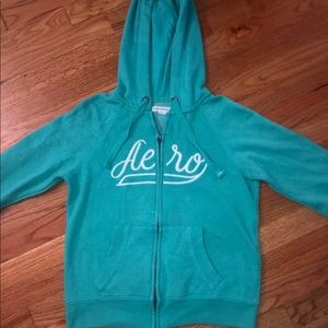 aeropostale sweater small turquoise